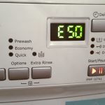 error codes washing machines e50
